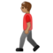 Person Walking - Medium emoji on Samsung